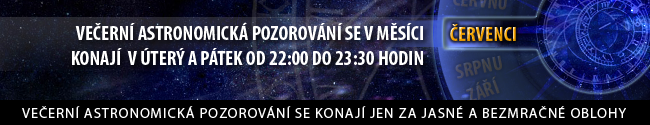 Co lze pozorovat v červenci