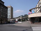 Křižovatka u hotelu Vsacan