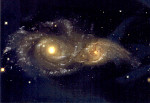 Srážka dvou galaxií