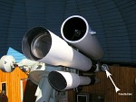 Sestava dalekohledů - hledáček