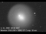 Newton 150/1200 + CCD SBIG ST-7, exp. 10 sec., 18:16 SEČ