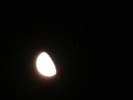 Měsíc a Plejády  -  0.3125s / f3.3