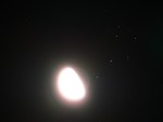 Měsíc a Plejády  -  2s / f3.3