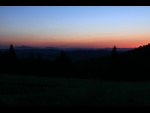 Svítání - v pozadí Lysá hora