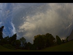 Kovadlina bouřky s oblaky druhu Mammatus, 18:21 SEČ