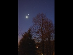 Měsíc, Jupiter, Venuše a Plejády 2