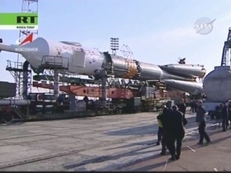 Přeprava rakety Sojuz-FG