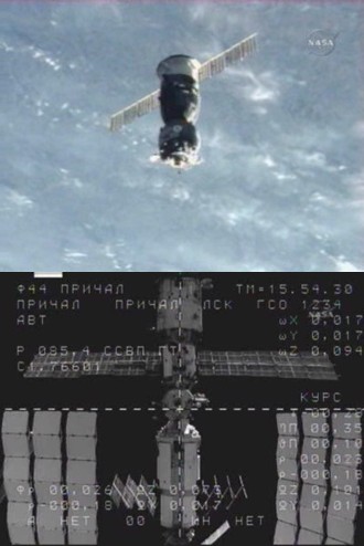 Připojení Sojuzu TMA-12