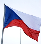 Vlajka České republiky na ESRINem