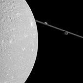 Dione, Prometheus a Epimetheus